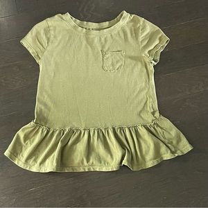 Tucker and Tate peplum short sleeved shirt